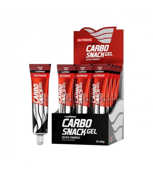 NUTREND CARBO SNACK TUBE 12x50G ENERGY GEL